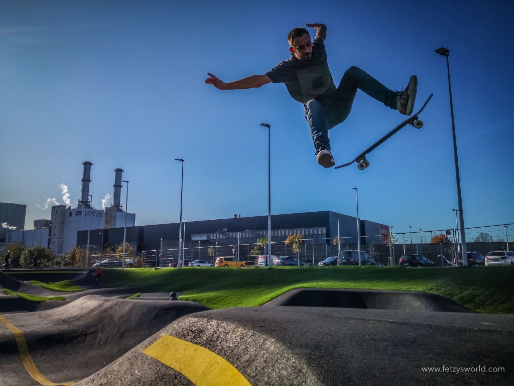 Pumptrack Linz Skateboard