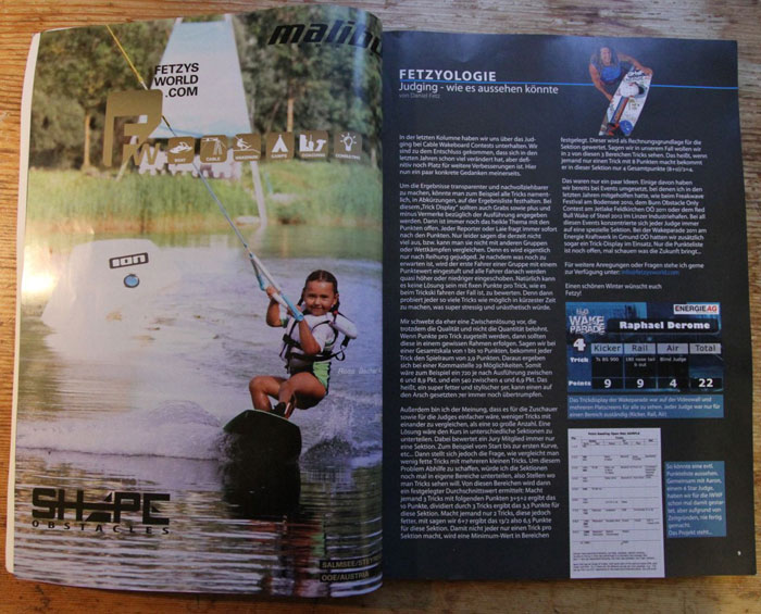 Wama Wakeboard Magazin 2012