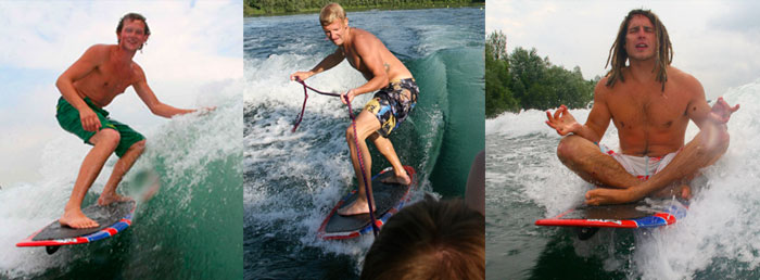 Wakesurfen am Salmsee